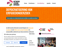 Democratisering van onderzoek | Netwerk Levend Erfgoed